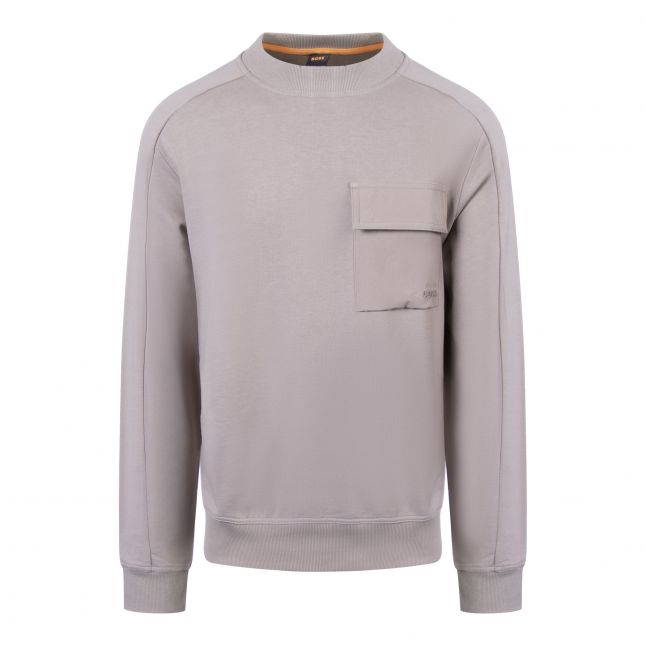 Mens Beige We_PocketCargo Sweat Top