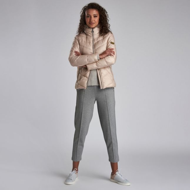 Womens Oyster Nurburg Quilted Jacket