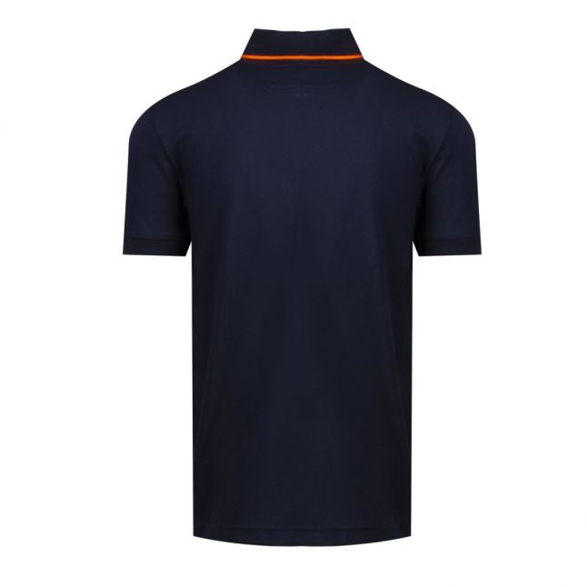 Athleisure Mens Navy Paule 4 Slim Fit S/s Polo Shirt