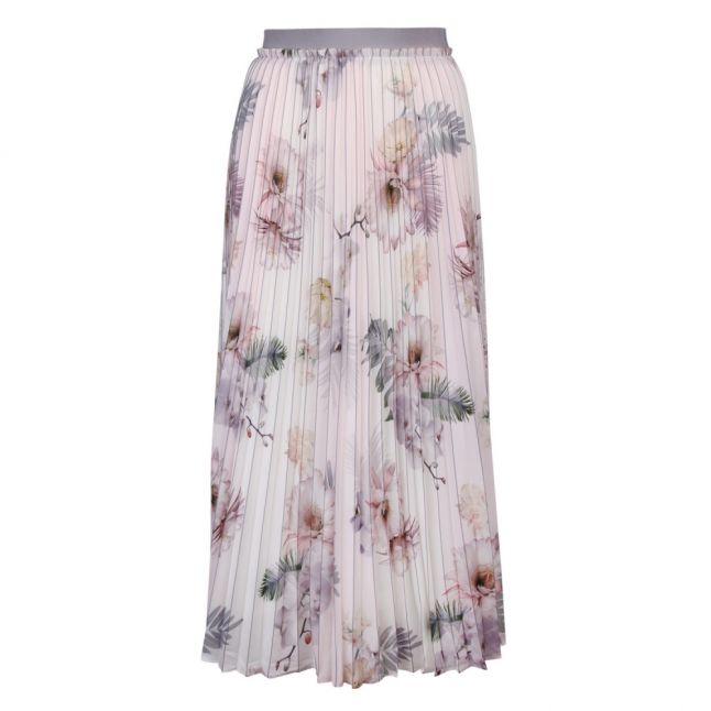 Womens Pale Pink Maziiy Woodland Pleated Skirt