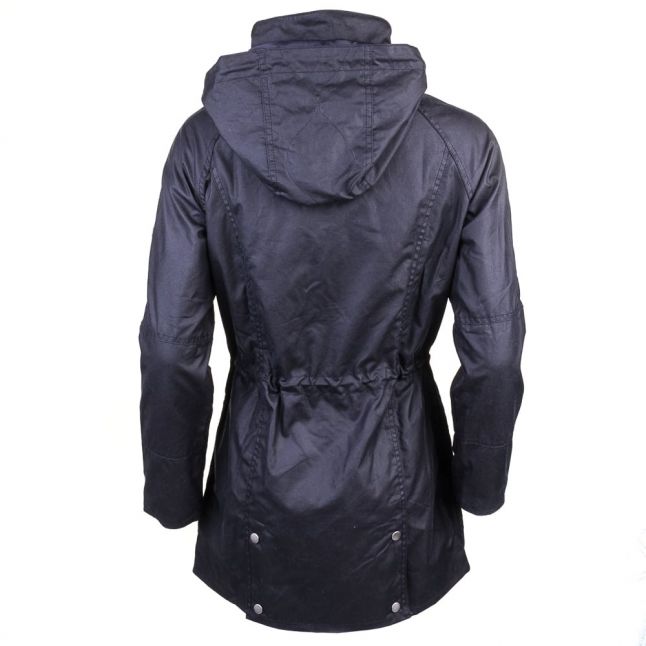 Lifestyle Womens Navy Barnacle Waxed Jacket