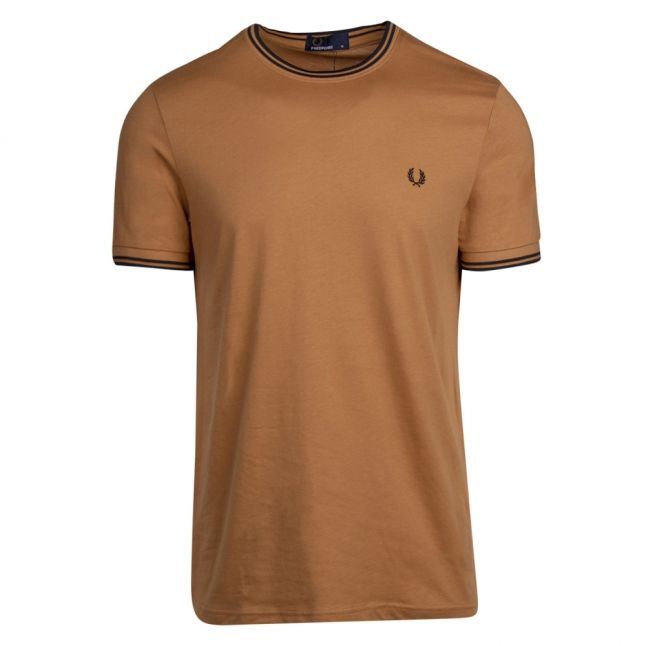 Mens Caramel Twin Tipped S/s T Shirt