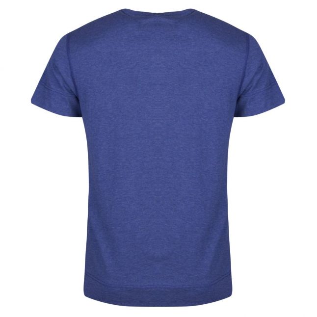 Mens Blue Marl Shew Small Logo S/s T Shirt