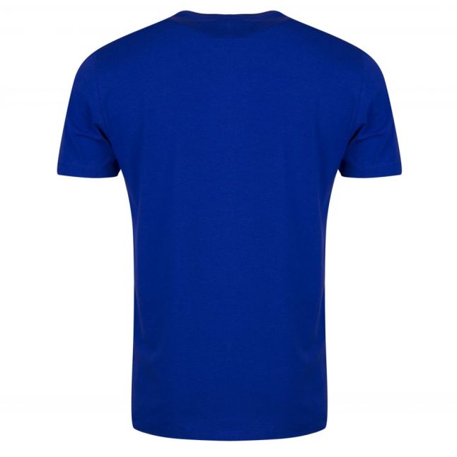 Mens Blue Logo Badge Slim S/s T Shirt