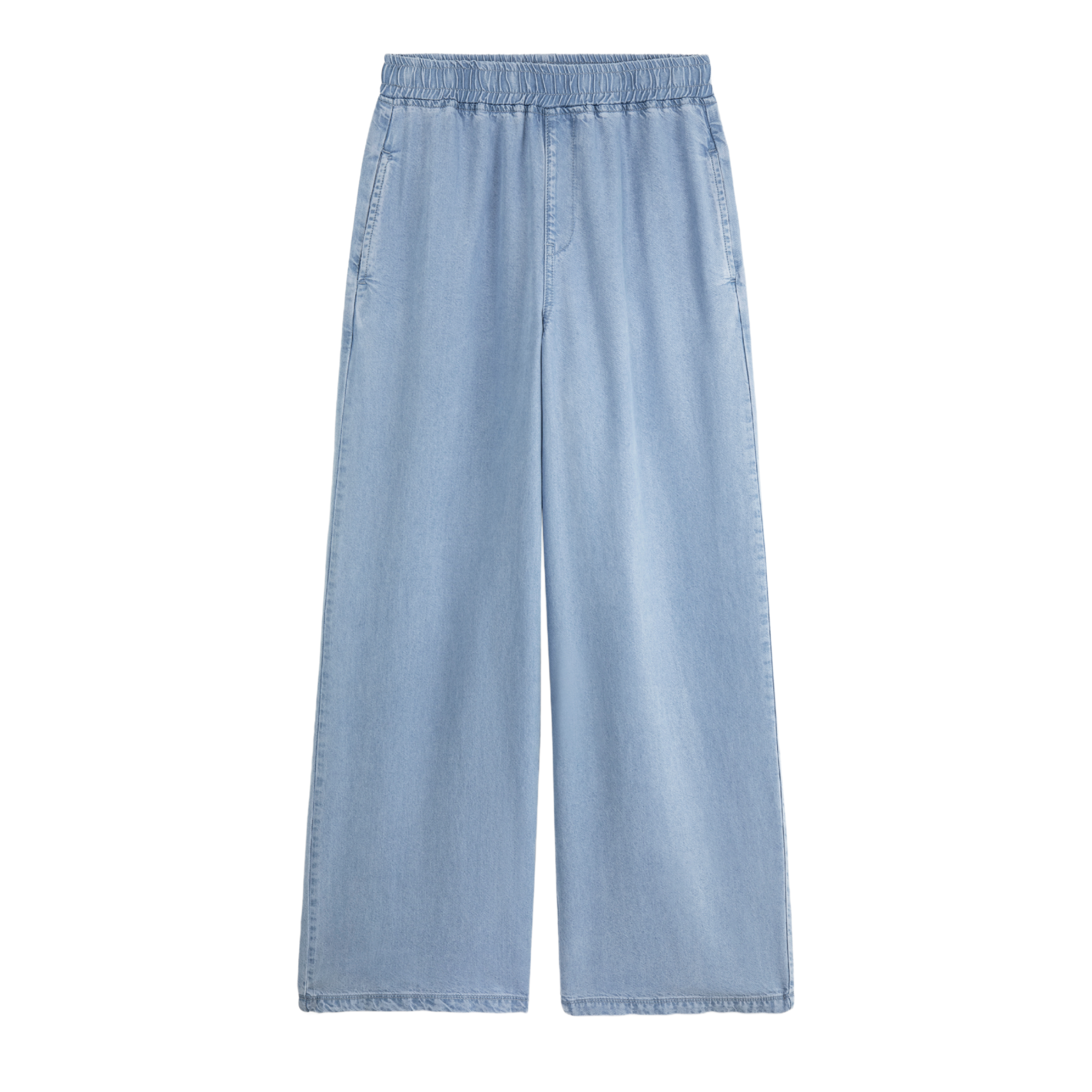 Womens Suncoo Bleu Jeans Ryan Lyocell Wide Trousers