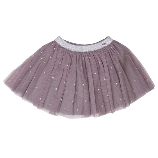 Girls Steel Stars Tulle Skirt