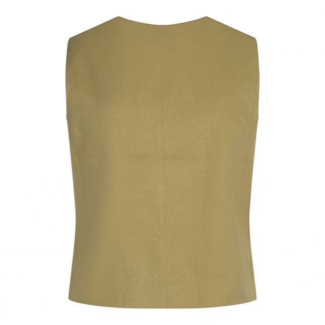 Womens Olive Gina Waistcoat