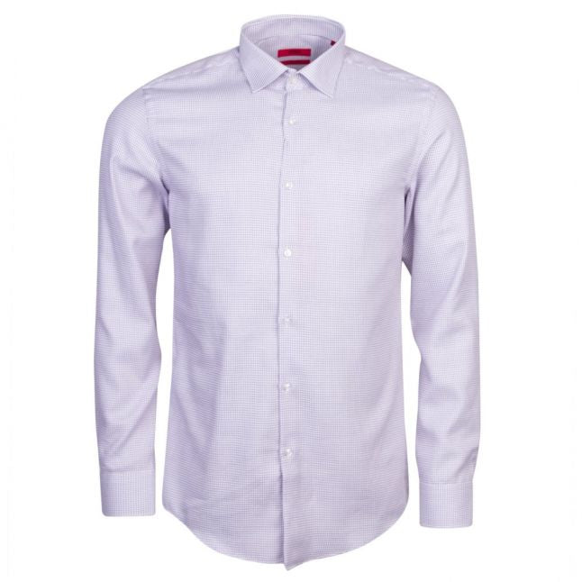 Mens Bright Purple C-Jenno Slim L/s Shirt