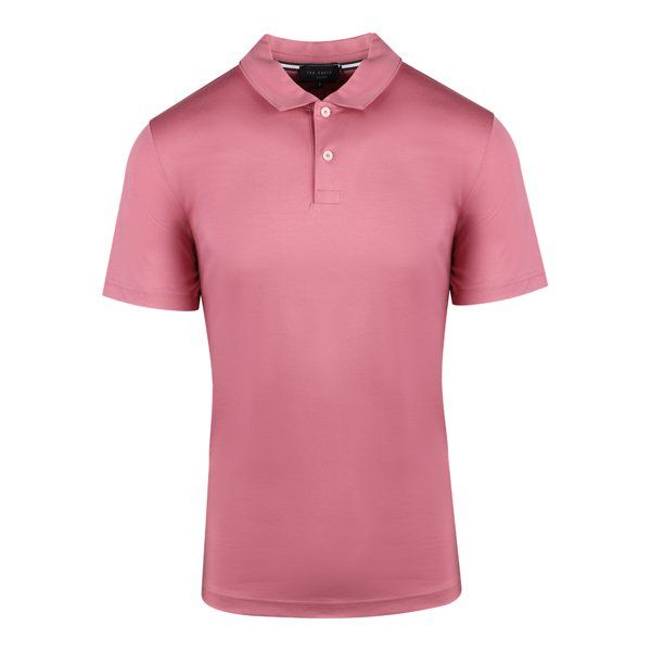 Mens Mid Pink Zeiter Slim Soft Touch S/s Polo