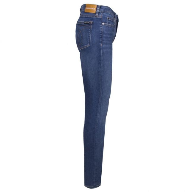 Womens Tiger Blue CKJ 011 Mid Rise Skinny Fit Jeans