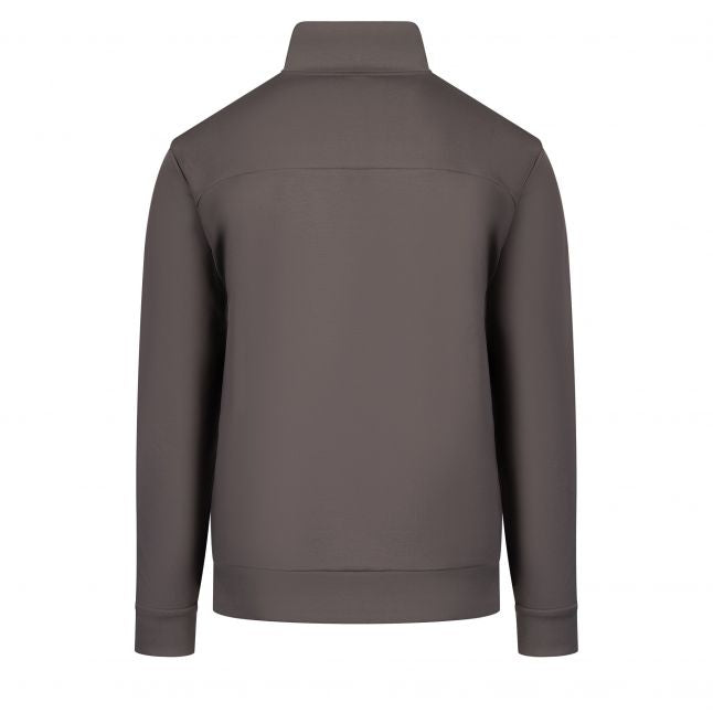 Mens Grey Sweat 1 1/2 Zip Sweat