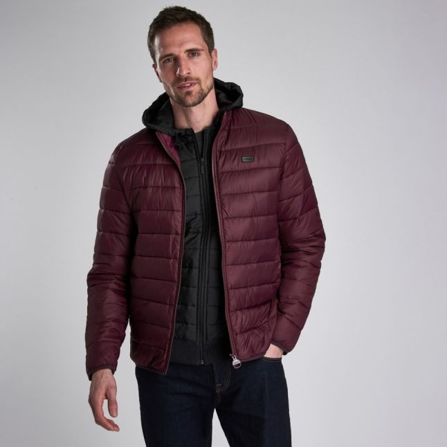 Mens Merlot Reed Quilted Jacket