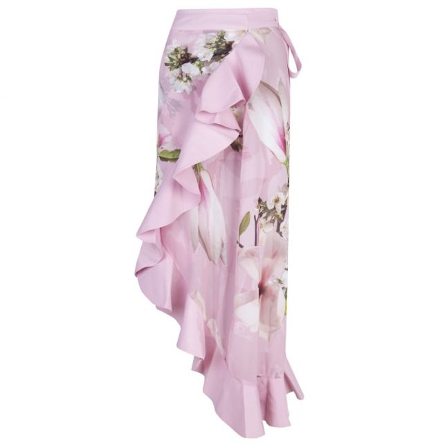 Womens Pale Pink Berelli Harmony Ruffle Sarong