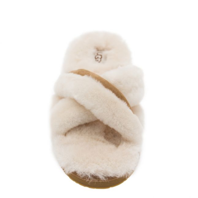 Womens Natural Abela Slide Slippers