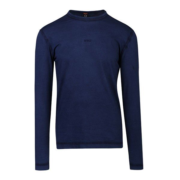 Mens Navy Tokkslong L/s Tee T Shirt