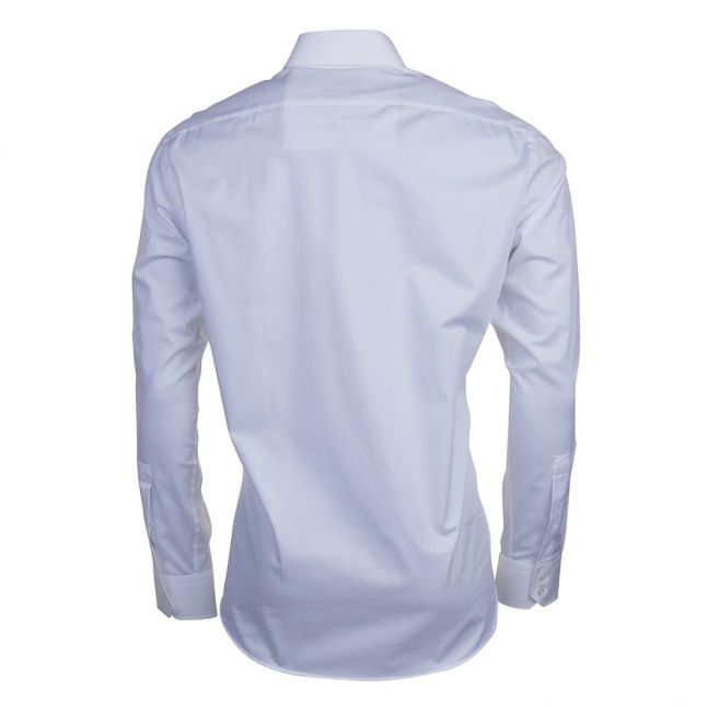 Mens Open White C-Gordon Regular Fit L/s Shirt