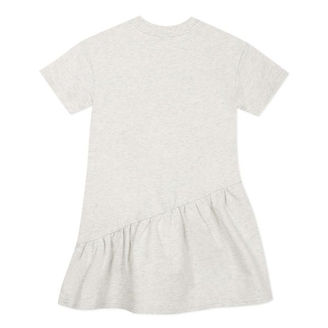 Girls Light Grey Marl Jacinthe Elephant Dress