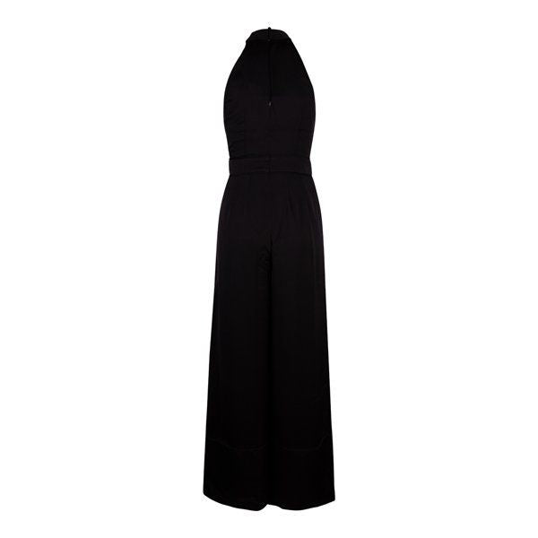 Womens Blackout Harlow Satin Jumpsuit