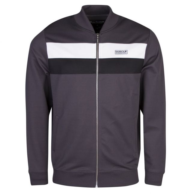 Mens Grey Apex Zip Through Track Top