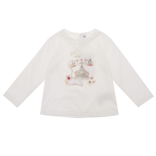 Infant Natural & Rose Telephone L/s T Shirt