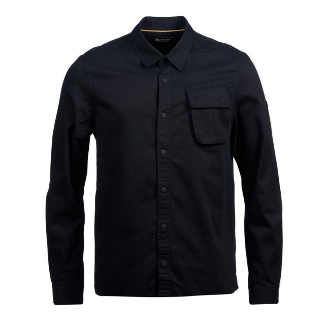 Mens Black Contact Overshirt