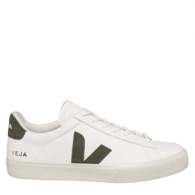 Mens Extra White/Khaki Campo Trainers