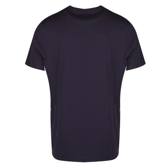 Mens Navy Rooma Branded S/s T Shirt