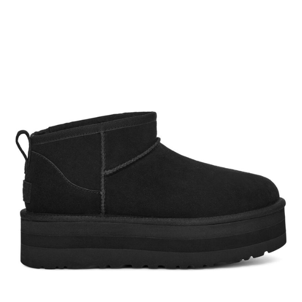 Womens Black UGG Classic Ultra Mini Platform