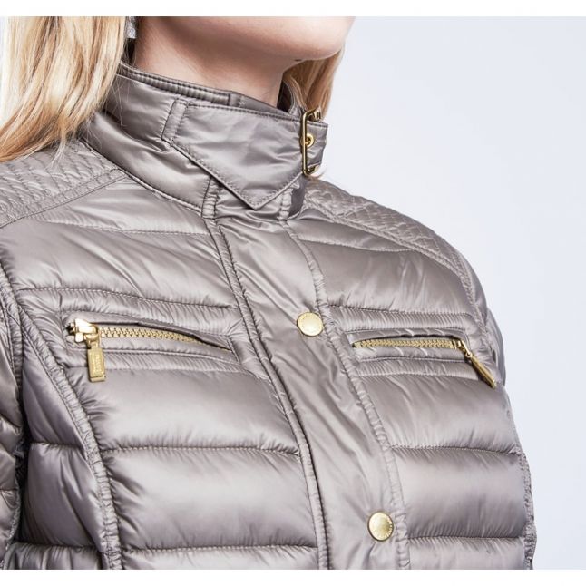 Womens Taupe Cadwell Quilted Jacket