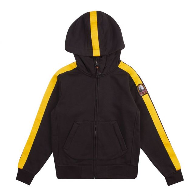 Boys Black Aldrin Full Zip Through Sweat Top