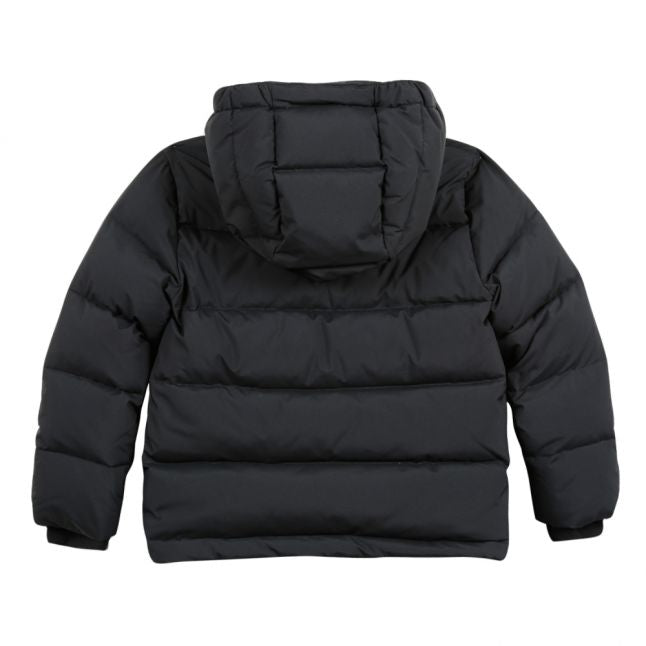 Boys Black Edmond Padded Hooded Coat