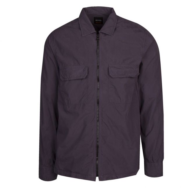 Casual Mens Dark Blue Lovel-Zip_1 Overshirt