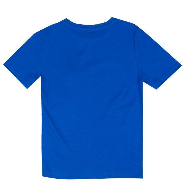 Boys Blue Small Logo S/s T Shirt