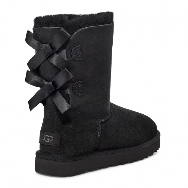 Womens Black Bailey Bow II Boots