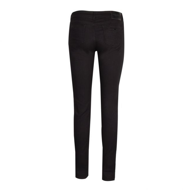 Womens Black J23 Mid Rise Push Up Skinny Fit Jeans