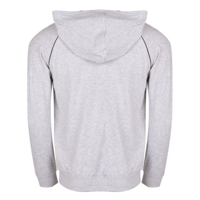 Mens Light Grey Mix & Match Hooded Zip Sweat Jacket