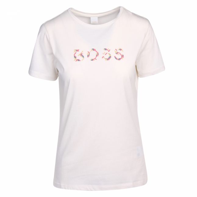 Casual Womens White Techeck Logo S/s T Shirt