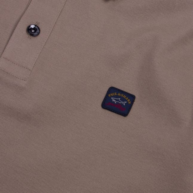 Mens Biscuit Classic Logo Custom Fit S/s Polo Shirt