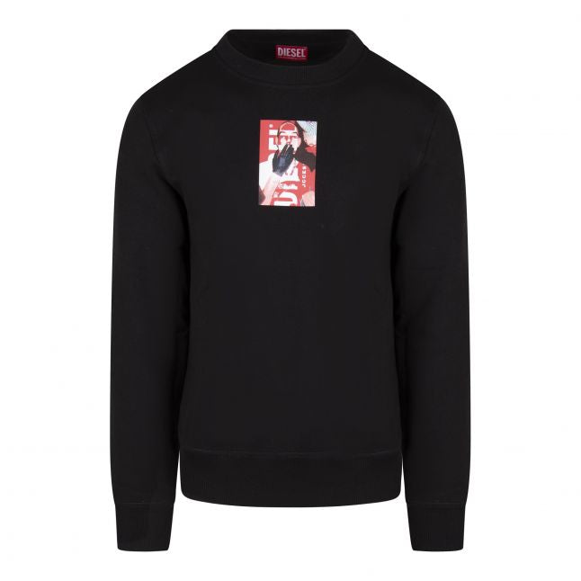 Mens Black S-Ginn-N1 Sweatshirt