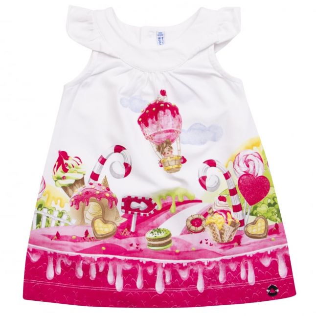 Girls Fuchsia Ice Cream Land Dress