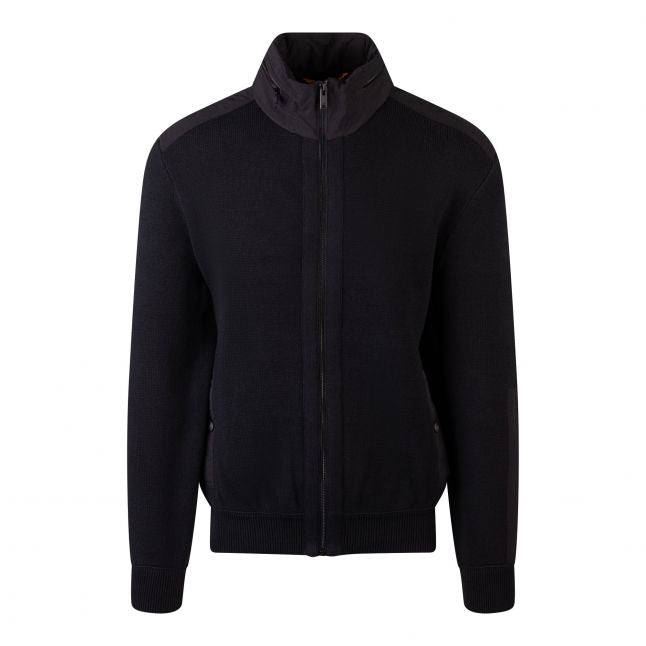 Mens Black Kybrid Hybrid Knit Jacket