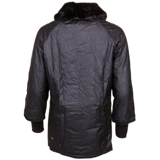 Heritage Womens Black Snow Bedale Waxed Jacket