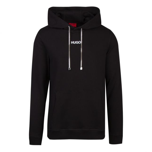 Mens Black Duture Bowie Hooded Sweat Top