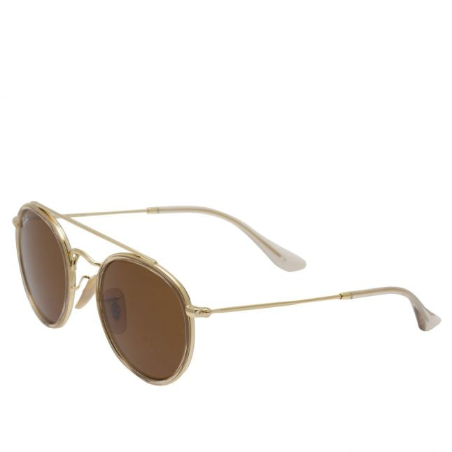 Junior Gold RJ9647S Round Double Bridge Sunglasses