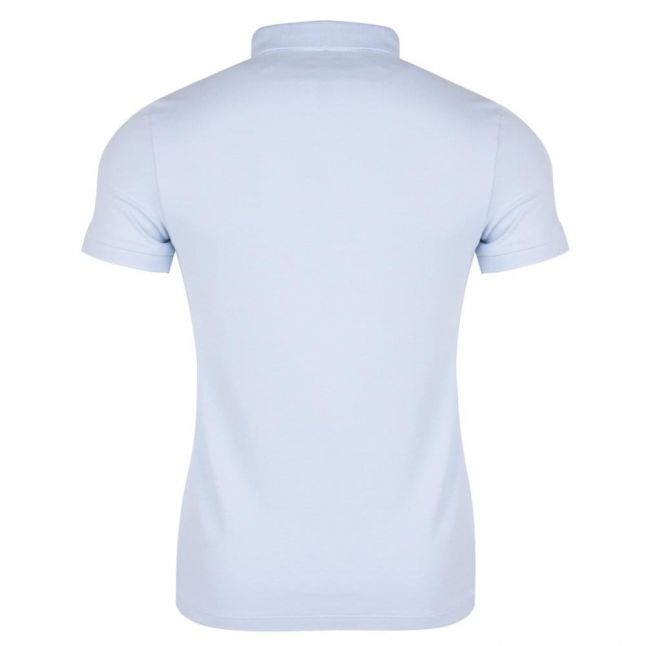 Casual Mens Light Blue Passenger Slim S/s Polo Shirt