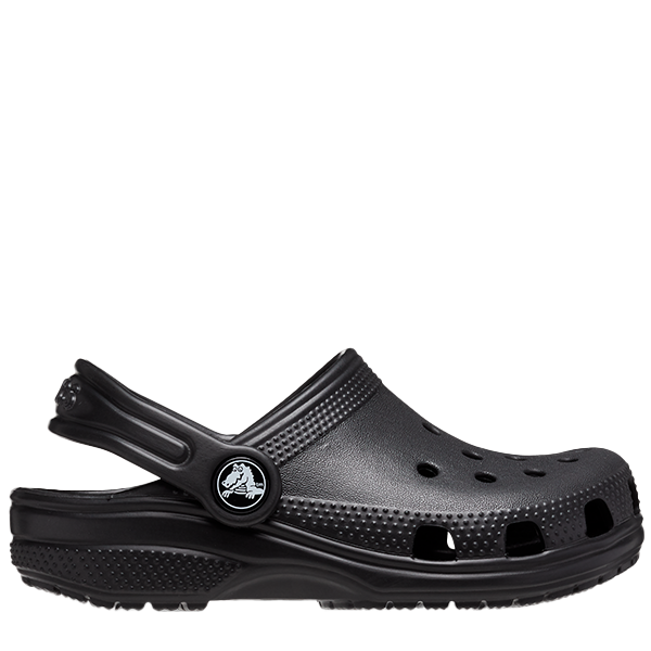 Kids Black Classic Clog