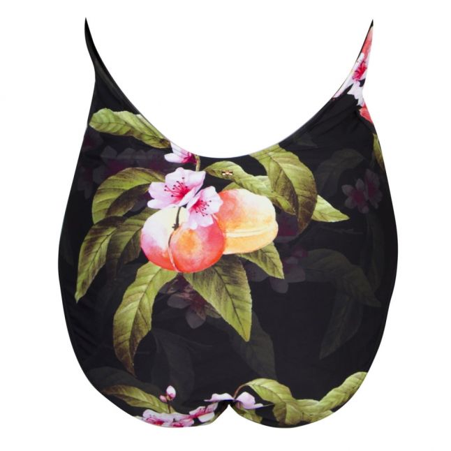 Womens Black Twissa Peach Blossom Swimsuit