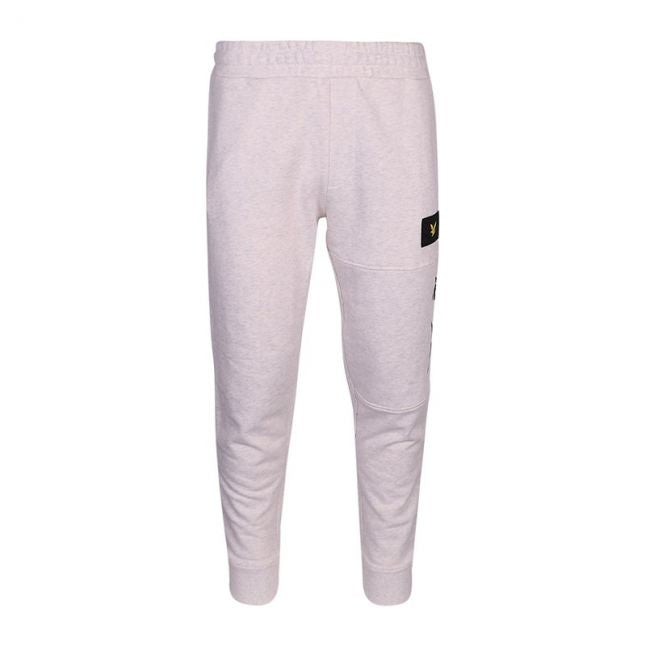 Mens Marble White Pocket Sweat Pants