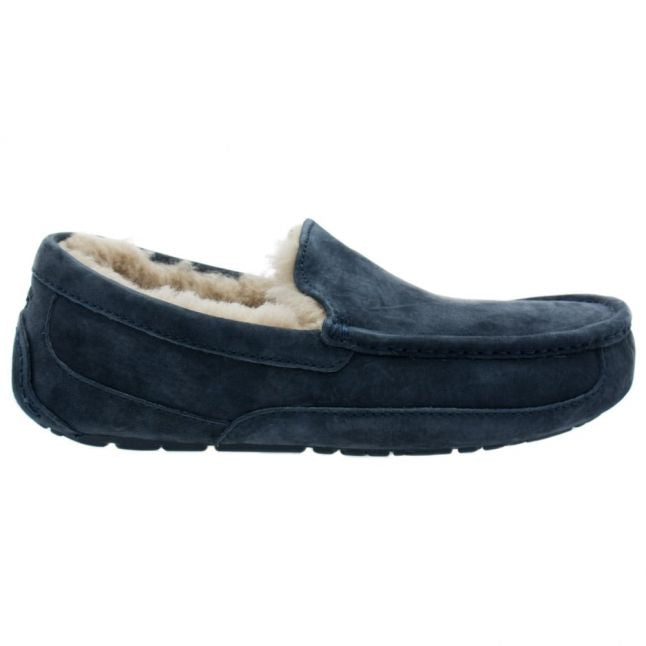 Mens New Navy Ascot Slippers