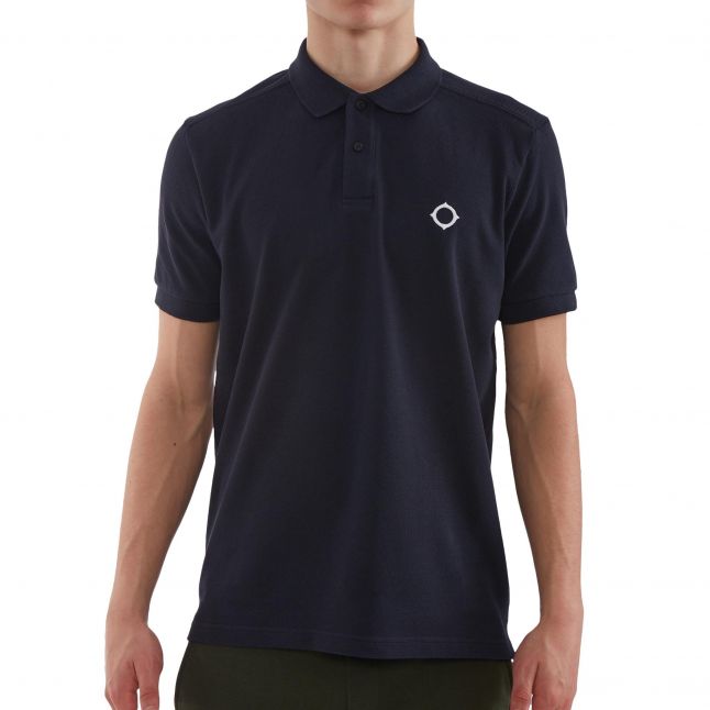 Mens Ink Navy Pique S/s Polo Shirt